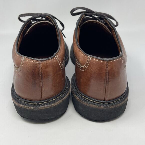 Allen Edmonds Wilbert Derby Shoes Mens 8 D Brown Leather Split Toe Casual Dress - Picture 12 of 16